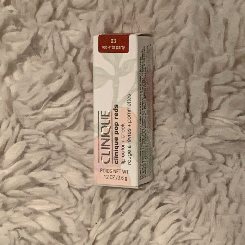 Clinique pop reds ‘Red-y to party’ lipstick